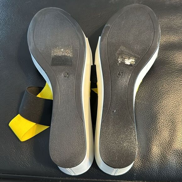 NR Rapisardi Lisa Patent Leather Platform Wedge Sandals EU 40 US 9 - Picture 6 of 7